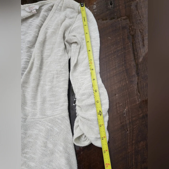 #056 Candies Small Open cream & gold Cardigan - Picture 5 of 12